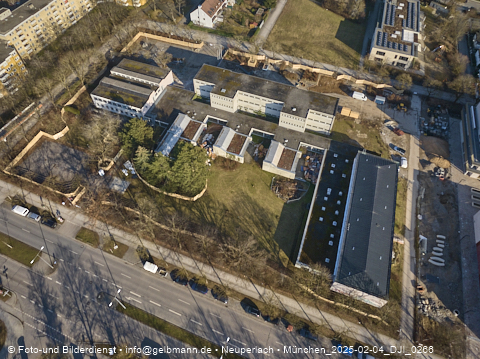 04.02.2025 - Baustelle zur Grundschule am Karl-Marx-Ring in Neuperlach