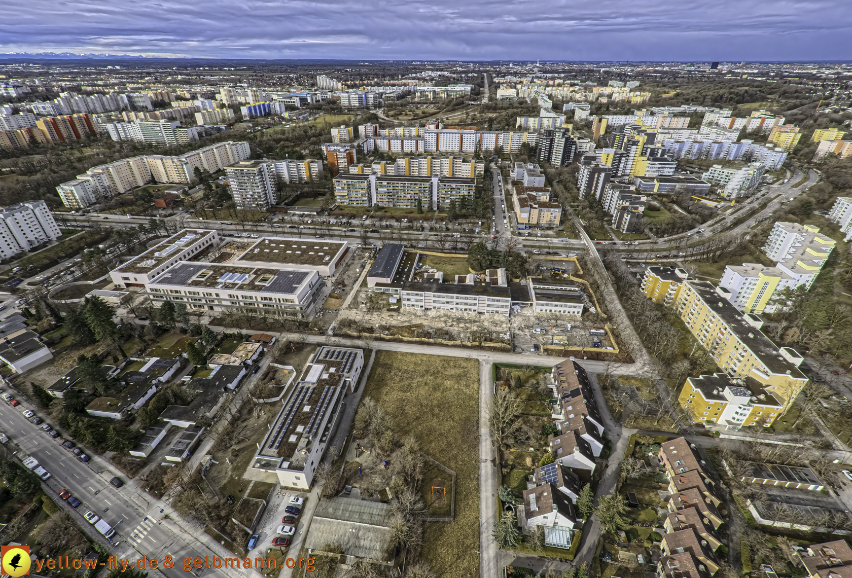 27.02.2025 - Abriss der Grundschule am Karl-Marx-Ring in Neuperlach