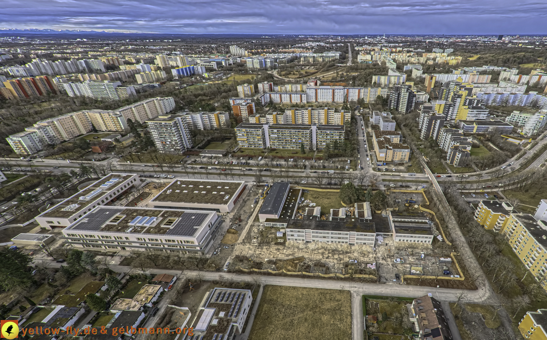 27.02.2025 - Abriss der Grundschule am Karl-Marx-Ring in Neuperlach