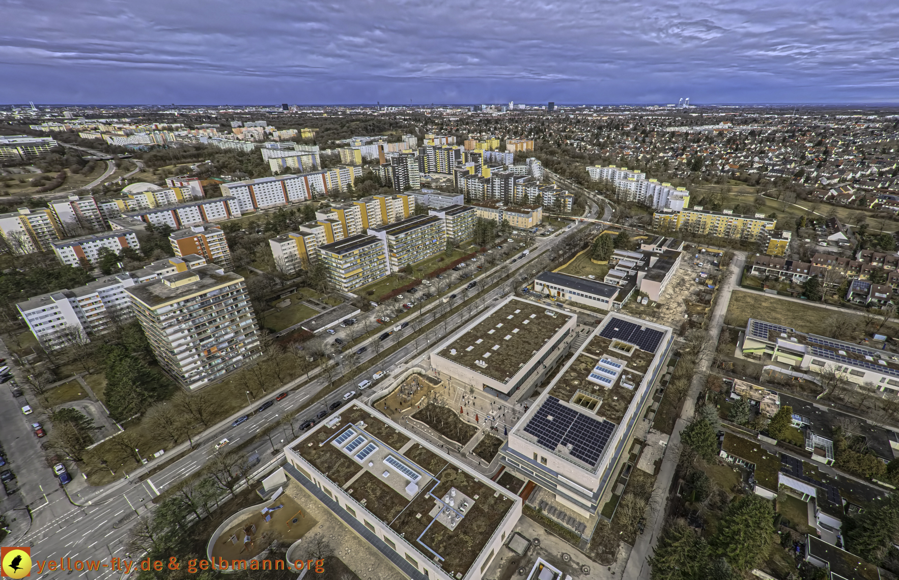 27.02.2025 - Abriss der Grundschule am Karl-Marx-Ring in Neuperlach