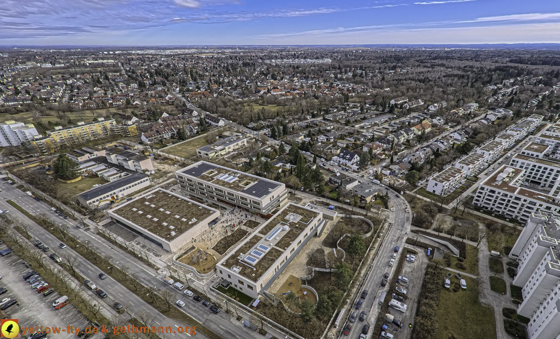 27.02.2025 - Abriss der Grundschule am Karl-Marx-Ring in Neuperlach