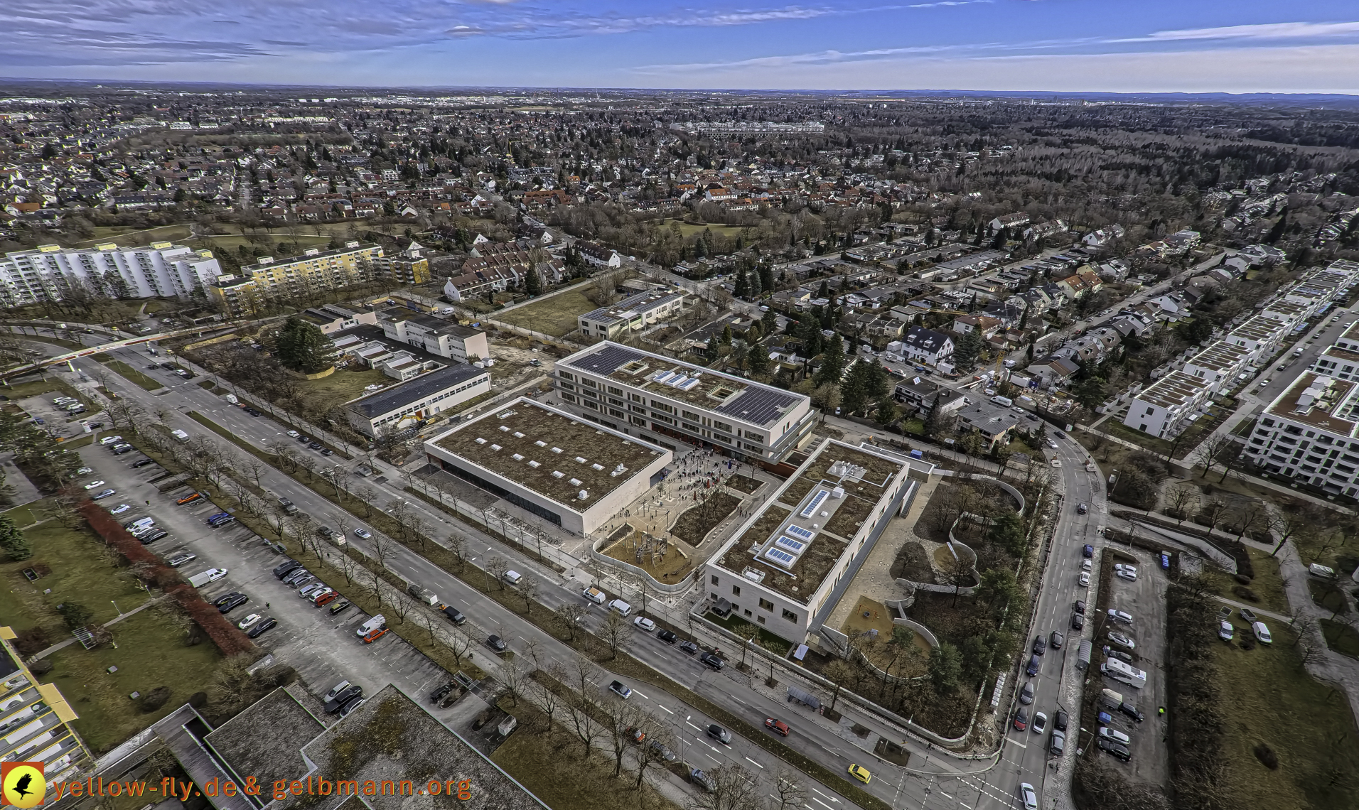 27.02.2025 - Abriss der Grundschule am Karl-Marx-Ring in Neuperlach