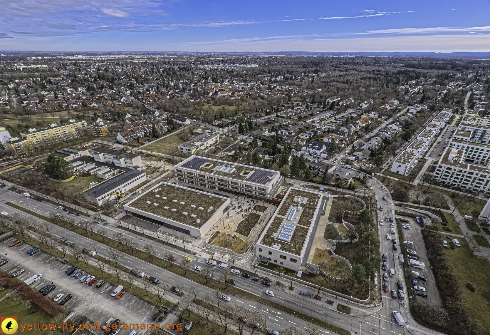 27.02.2025 - Abriss der Grundschule am Karl-Marx-Ring in Neuperlach