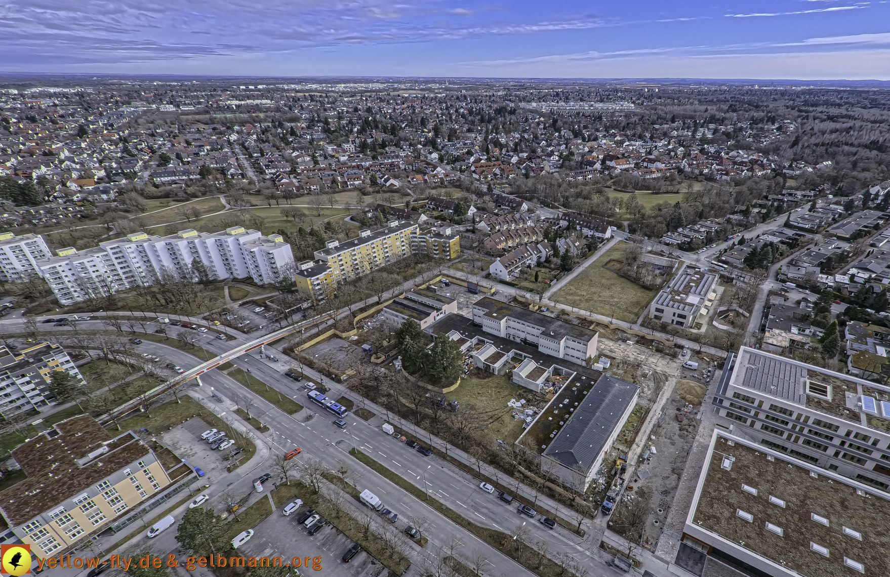 27.02.2025 - Abriss der Grundschule am Karl-Marx-Ring in Neuperlach