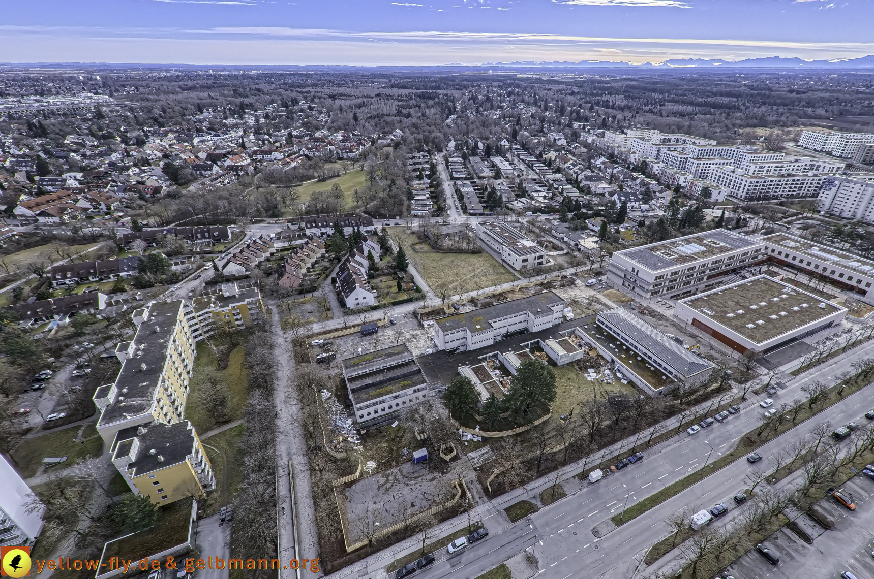 27.02.2025 - Abriss der Grundschule am Karl-Marx-Ring in Neuperlach