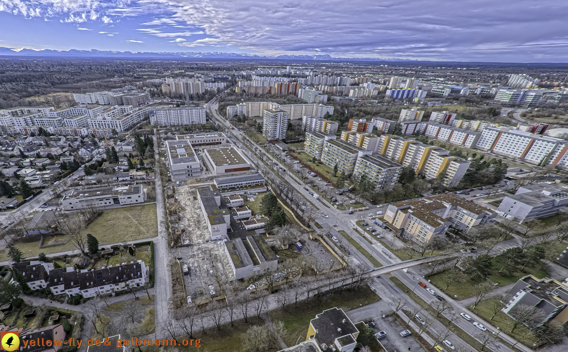 27.02.2025 - Abriss der Grundschule am Karl-Marx-Ring in Neuperlach