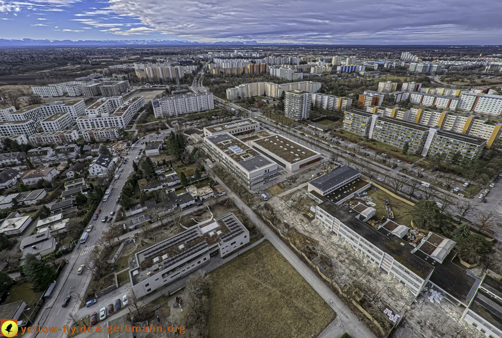27.02.2025 - Abriss der Grundschule am Karl-Marx-Ring in Neuperlach