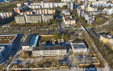 06.03.2025 - Baustelle zur Grundschule am Karl-Marx-Ring in Neuperlach