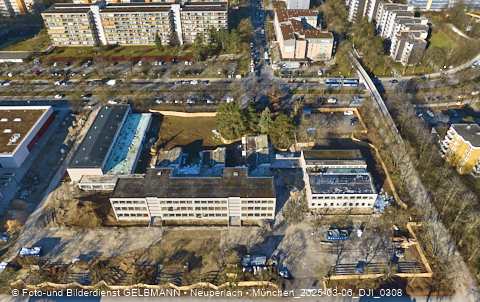 06.03.2025 - Baustelle zur Grundschule am Karl-Marx-Ring in Neuperlach