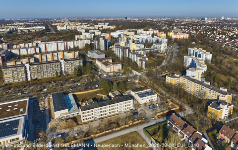 06.03.2025 - Baustelle zur Grundschule am Karl-Marx-Ring in Neuperlach