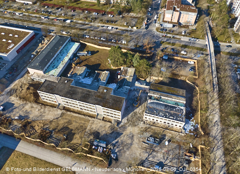 06.03.2025 - Baustelle zur Grundschule am Karl-Marx-Ring in Neuperlach