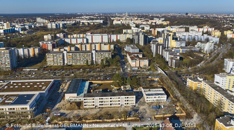 06.03.2025 - Baustelle zur Grundschule am Karl-Marx-Ring in Neuperlach
