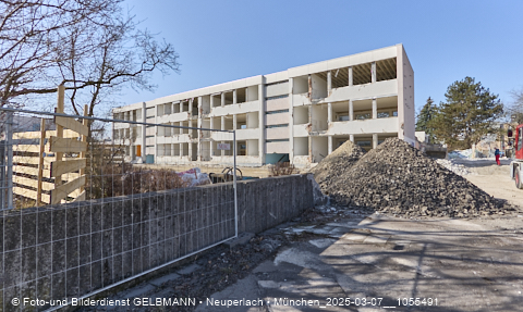 07.03.2025 - Baustelle zur Grundschule am Karl-Marx-Ring in Neuperlach