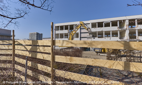 07.03.2025 - Baustelle zur Grundschule am Karl-Marx-Ring in Neuperlach