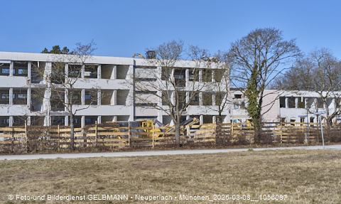 08.03.2025 - Baustelle zur Grundschule am Karl-Marx-Ring in Neuperlach