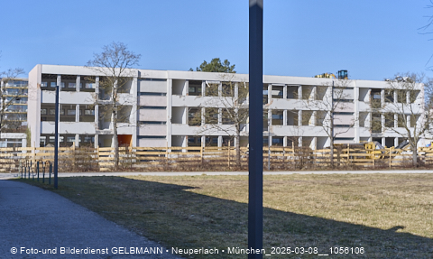 08.03.2025 - Baustelle zur Grundschule am Karl-Marx-Ring in Neuperlach