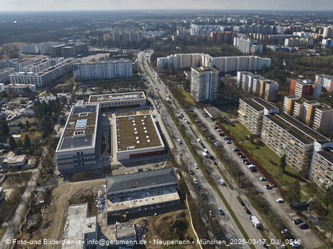 17.03.2025 - Baustelle zur Grundschule am Karl-Marx-Ring in Neuperlach