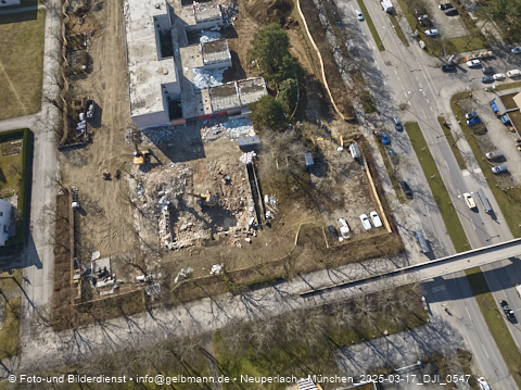 17.03.2025 - Baustelle zur Grundschule am Karl-Marx-Ring in Neuperlach