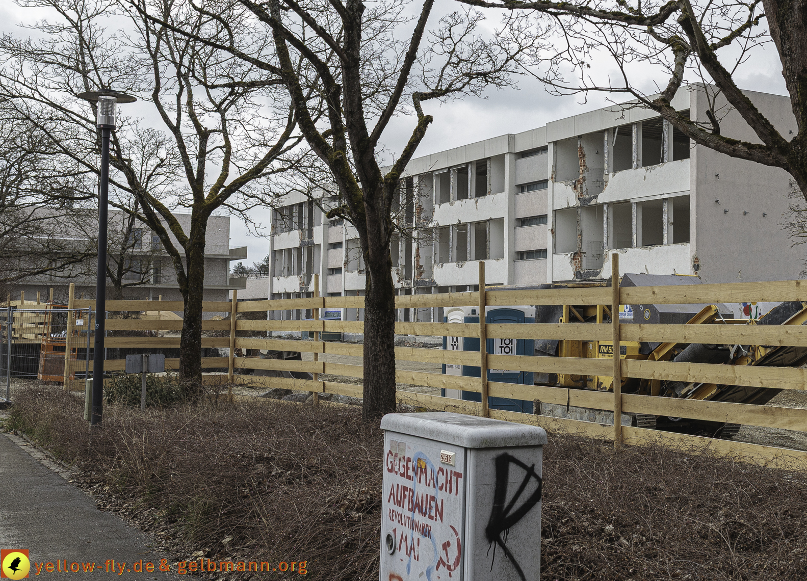 25.03.2025 - Abriss der Grundschule am Karl-Marx-Ring