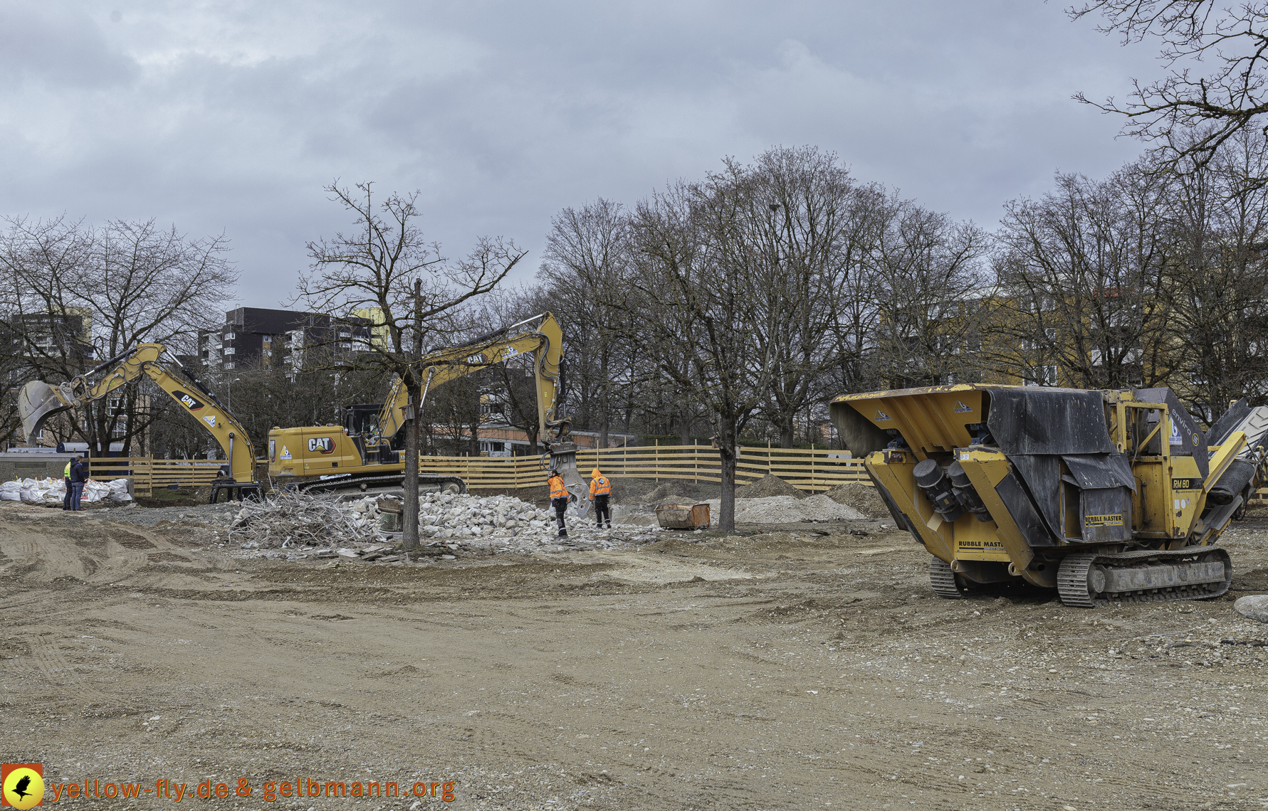 25.03.2025 - Abriss der Grundschule am Karl-Marx-Ring