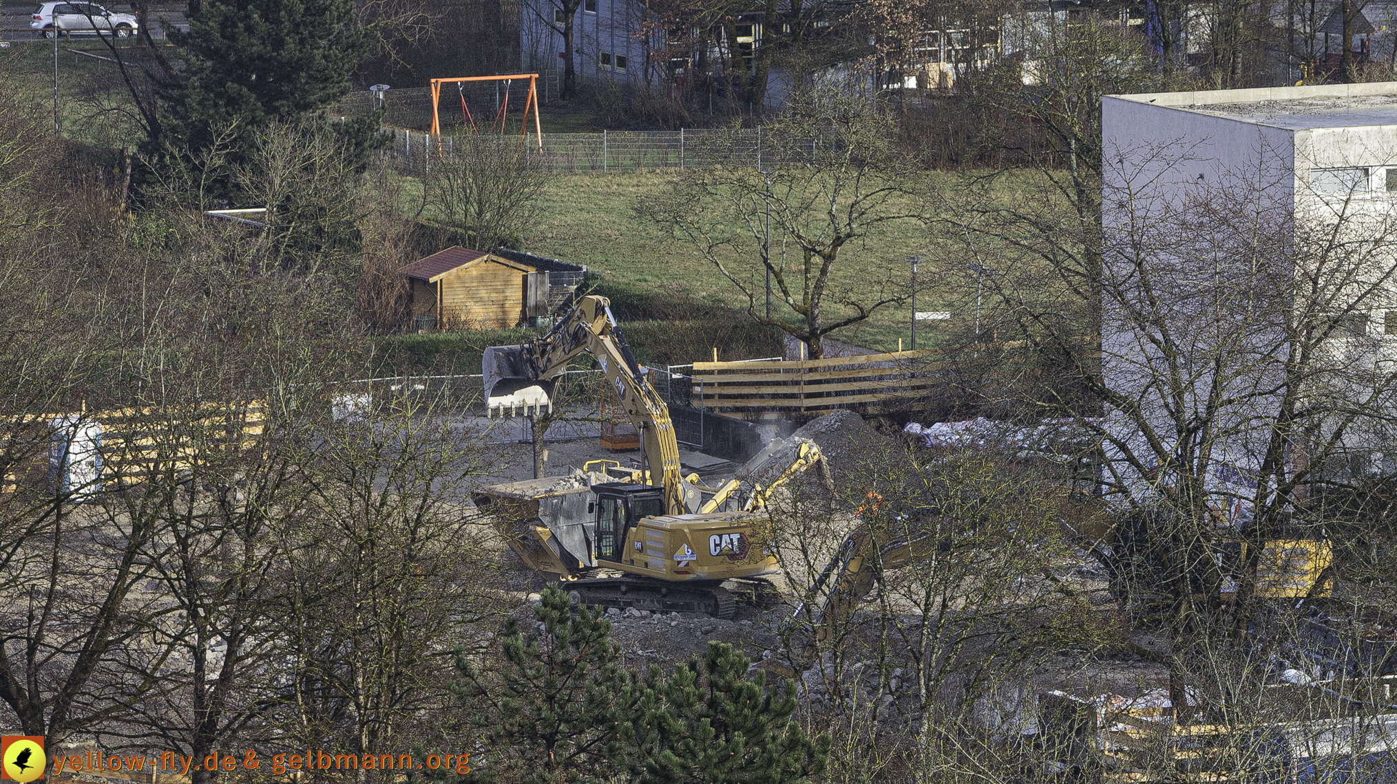 25.03.2025 - Abriss der Grundschule am Karl-Marx-Ring