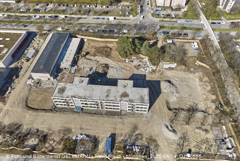 04.04.2025 - Baustelle zur Grundschule am Karl-Marx-Ring in Neuperlach