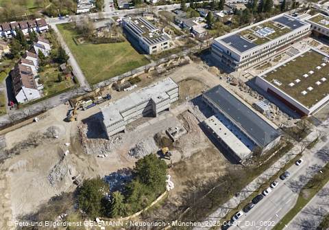 07.04.2025 - Baustelle zur Grundschule am Karl-Marx-Ring in Neuperlach