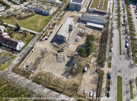 07.04.2025 - Baustelle zur Grundschule am Karl-Marx-Ring in Neuperlach