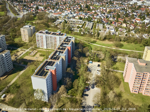 07.04.2025 - Münchner Wohnen am Karl-Marx-Ring 11-21 in Neuperlach
