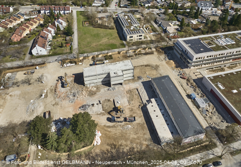 08.04.2025 - Baustelle zur Grundschule am Karl-Marx-Ring in Neuperlach