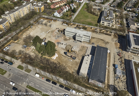 08.04.2025 - Baustelle zur Grundschule am Karl-Marx-Ring in Neuperlach