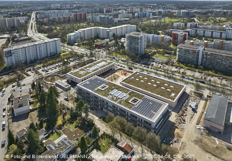08.04.2025 - Baustelle zur Grundschule am Karl-Marx-Ring in Neuperlach