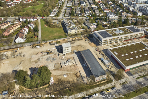 11.04.2025 - Baustelle zur Grundschule am Karl-Marx-Ring in Neuperlach