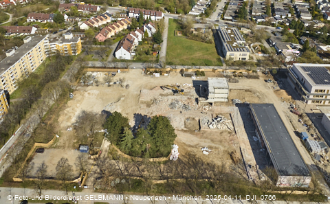 11.04.2025 - Baustelle zur Grundschule am Karl-Marx-Ring in Neuperlach