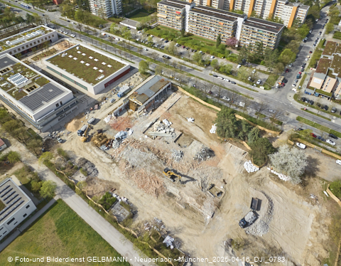 16.04.2025 - Baustelle zur Grundschule am Karl-Marx-Ring in Neuperlach