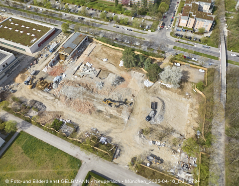 16.04.2025 - Baustelle zur Grundschule am Karl-Marx-Ring in Neuperlach