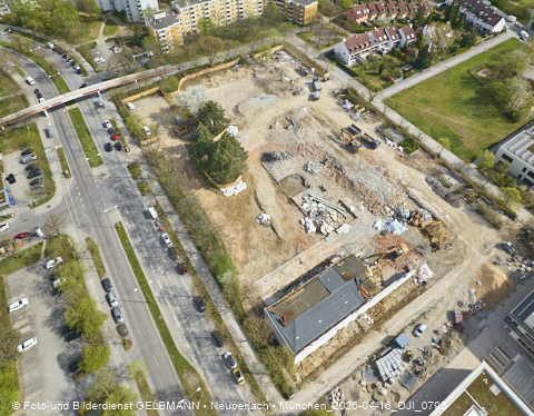 16.04.2025 - Baustelle zur Grundschule am Karl-Marx-Ring in Neuperlach