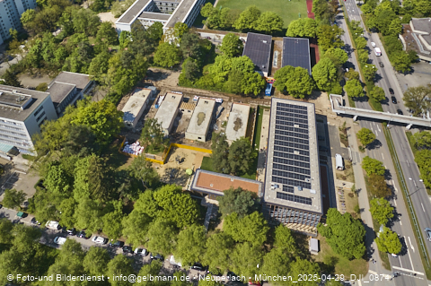 29.04.2025 - Abrissbaustelle Kindergarten an der Heinrich-Wieland-Strasse in Neuperlach