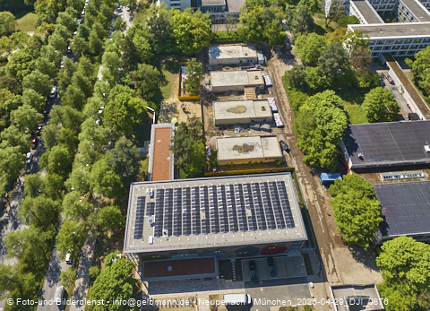 29.04.2025 - Abrissbaustelle Kindergarten an der Heinrich-Wieland-Strasse in Neuperlach