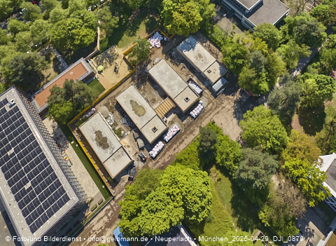 29.04.2025 - Abrissbaustelle Kindergarten an der Heinrich-Wieland-Strasse in Neuperlach