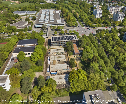 29.04.2025 - Abrissbaustelle Kindergarten an der Heinrich-Wieland-Strasse in Neuperlach