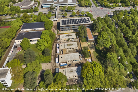 29.04.2025 - Abrissbaustelle Kindergarten an der Heinrich-Wieland-Strasse in Neuperlach