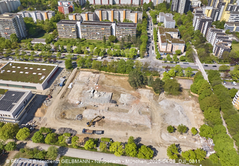 29.04.2025 - Baustelle zur Grundschule am Karl-Marx-Ring in Neuperlach