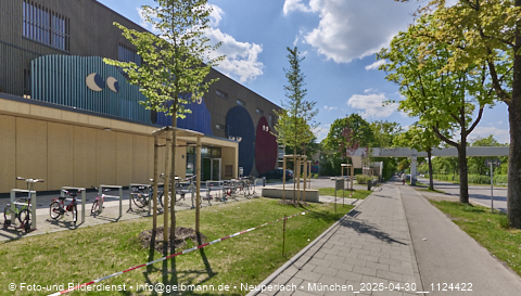 30.04.2025 - Abrissbaustelle Kindergarten an der Heinrich-Wieland-Strasse in Neuperlach