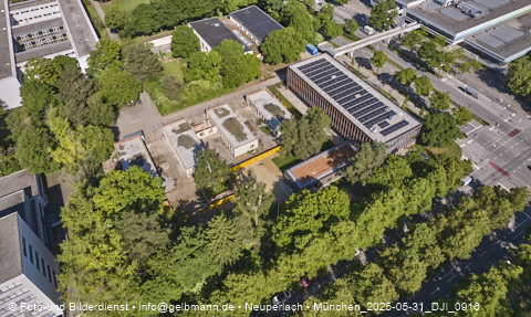30.05.2025 - Abrissbaustelle Kindergarten an der Heinrich-Wieland-Strasse in Neuperlach