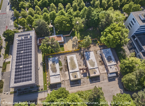 30.05.2025 - Abrissbaustelle Kindergarten an der Heinrich-Wieland-Strasse in Neuperlach