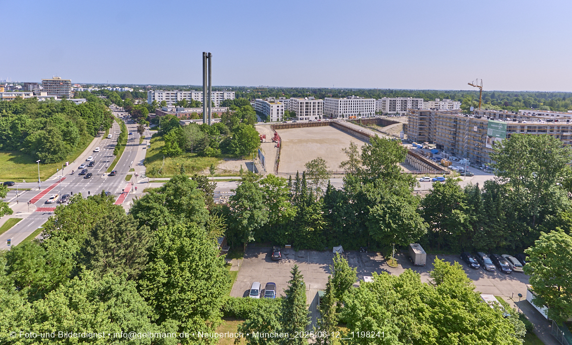 12.06.2025 - Alexisquartier_mit_Wohnanlage Karl-Marx-Ring 52-62 und das Marx-Zentrum in Neuperlach 12.06.2025 - Alexisquartier_mit_Wohnanlage Karl-Marx-Ring 52-62 und das Marx-Zentrum in Neuperlach