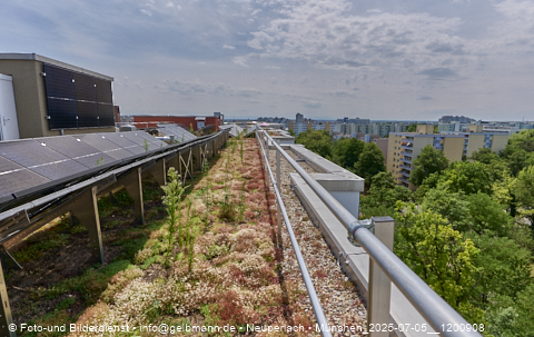 05.07.2025 - Dachbegehung mit der Münchner Wohnen am Karl-Marx-Ring 11-21 in Neuperlach