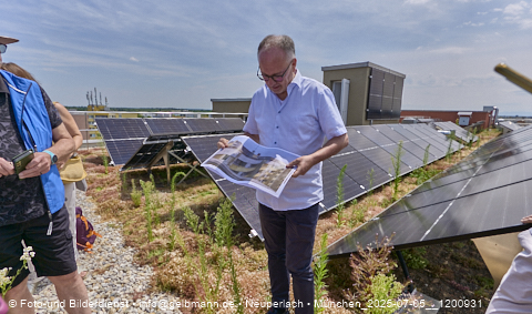 05.07.2025 - Dachbegehung mit der Münchner Wohnen am Karl-Marx-Ring 11-21 in Neuperlach