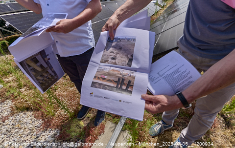 05.07.2025 - Dachbegehung mit der Münchner Wohnen am Karl-Marx-Ring 11-21 in Neuperlach